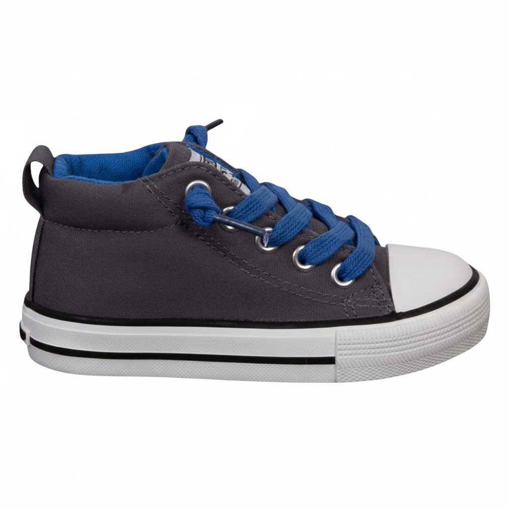 Resized side view gray sneaker